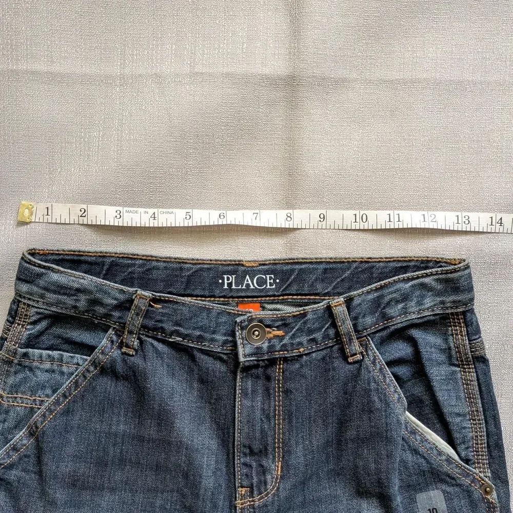 The Children's Place Blue Denim Shorts Boys size 10 NEW!